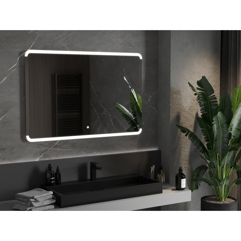 Mexen Nida oglindă de baie iluminată 120 x 80 cm, LED 6000K, antiaburire - 9806-120-080-611-00