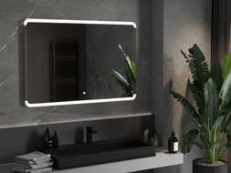Mexen Nida fürdőszobai megvilágított tükör 120 x 80 cm, LED 6000K, páramentesítő - 9806-120-080-611-00