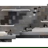 Mexen Nida megvilágított fürdőszobai tükör 140 x 80 cm, LED 6000K, anti-pára - 9806-140-080-611-00