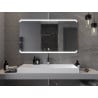 Mexen Nida oglindă pentru baie iluminată 140 x 80 cm, LED 6000K, anti-aburire - 9806-140-080-611-00