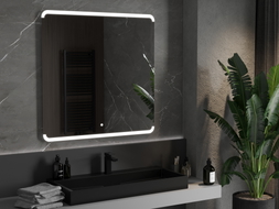 Mexen Nida oglindă de baie iluminată 100 x 100 cm, LED 6000K, antiaburire - 9806-100-100-611-00