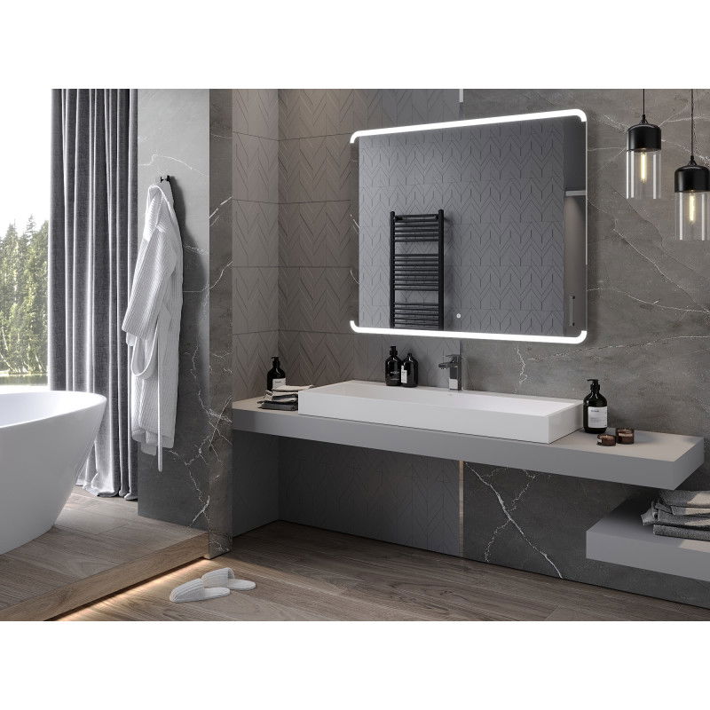 Mexen Nida oglindă de baie iluminată 120 x 100 cm, LED 6000K, anti-abur - 9806-120-100-611-00