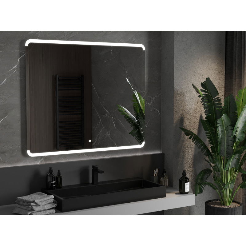 Mexen Nida oglindă de baie iluminată 120 x 100 cm, LED 6000K, anti-abur - 9806-120-100-611-00