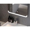 Mexen Nida 120 x 100 cm-es megvilágított fürdőszobai tükör, 6000K LED, páramentes - 9806-120-100-611-00