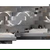 Mexen Rose oglindă iluminată de baie 70 x 70 cm, LED 6000K, anti aburire - 9810-070-070-611-00