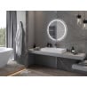 Mexen Rose oglindă iluminată de baie, rotunde 80 cm, LED 6000K, anti aburire - 9810-080-080-611-00