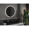 Mexen Rose világító fürdőszobai tükör, kerek, 90 cm, LED 6000K, páramentes - 9810-090-090-611-00