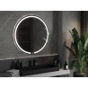 Mexen Rose kör alakú, LED 6000K, páramentes fürdőszobai tükör, 100 cm - 9810-100-100-611-00