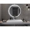 Mexen Rose oglindă baie iluminată, rotundă 100 cm, LED 6000K, anti-ceață - 9810-100-100-611-00