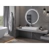 Mexen Rose oglindă de baie iluminată, rotundă 100 cm, LED 6000K, anti-aburire - 9810-100-100-611-00