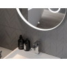 Mexen Ella oglindă baie iluminată cu oglinjoară cosmetică, rotundă 60 cm, LED 6000K, anti-aburire - 9811-060-060-611-00