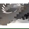Mexen Ella oglindă de baie iluminată cu oglindă cosmetică, rotundă 60 cm, LED 6000K, anti-abur - 9811-060-060-611-00