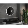 Mexen Ella oglindă iluminată de baie cu oglindă cosmetică, rotunde 70 cm, LED 6000K, anti aburire - 9811-070-070-611-00