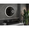 Mexen Ella oglindă de baie iluminată cu oglindă cosmetică, rotundă 80 cm, LED 6000K, antiaburire - 9811-080-080-611-00