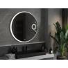 Mexen Ella oglindă de baie iluminată cu oglindă cosmetică, rotundă 100 cm, LED 6000K, anti-aburire - 9811-100-100-611-00