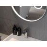 Mexen Ella oglindă iluminată de baie cu oglindă cosmetică, rotunde 100 cm, LED 6000K, anti aburire - 9811-100-100-611-00