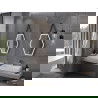 Mexen Orla oglindă iluminată de baie 50 x 70 cm, LED 6000K, anti aburire, ramă neagră - 9815-050-070-611-70