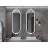 Oglindă de baie Mexen Bono iluminată 55 x 155 cm, LED 6000K, anti-abur - 9816-055-155-611-00
