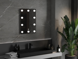 Mexen Dona megvilágított fürdőszobai tükör 50 x 70 cm, LED 6000K, páramentesítő - 9818-050-070-611-00