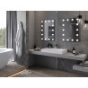 Mexen Dona megvilágított fürdőszobai tükör 60 x 80 cm, LED 6000K, páramentes - 9818-060-080-611-00