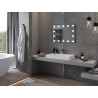 Mexen Dona LED-es megvilágított fürdőszobai tükör, 80 x 60 cm, 6000K, páramentesítő - 9818-080-060-611-00