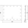 Mexen Dona 100 x 80 cm-es, LED 6000K, páramentesített fürdőszobai megvilágított tükör - 9818-100-080-611-00