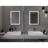 Mexen Miko megvilágított fürdőszobai tükör 50 x 70 cm, LED 6000K, anti-pára - 9819-050-070-611-00
