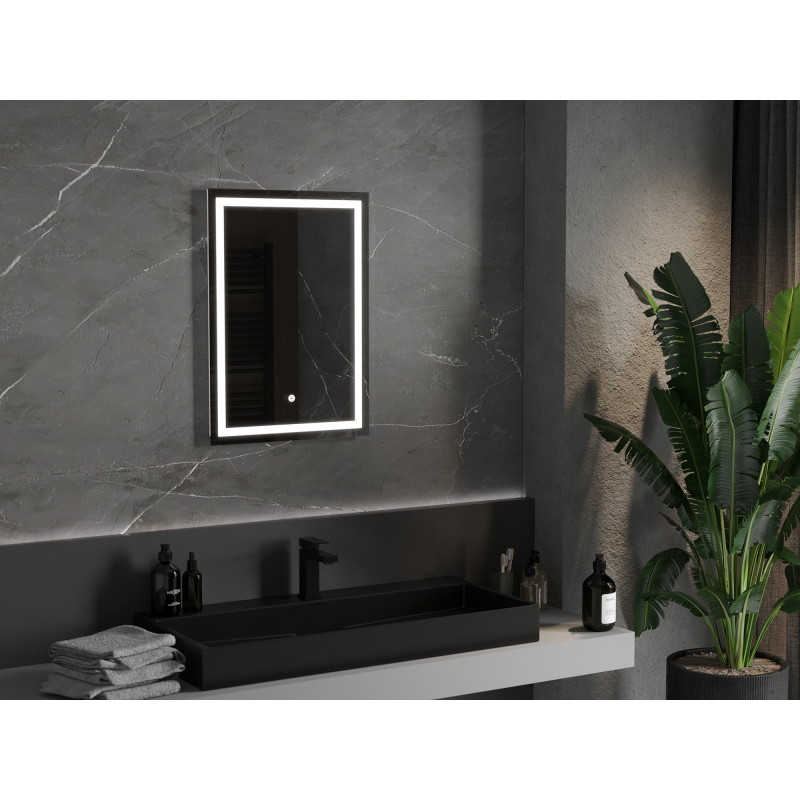 Mexen Miko led-es fürdőszobai tükör, 50 x 70 cm, LED 6000K, páramentes - 9819-050-070-611-00