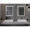 Mexen Miko megvilágított fürdőszobai tükör 60 x 80 cm, LED 6000K, anti-pára - 9819-060-080-611-00