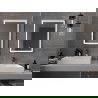 Mexen Miko oglindă iluminată de baie 60 x 80 cm, LED 6000K, anti aburire - 9819-060-080-611-00