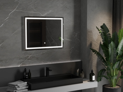 Mexen Miko megvilágított fürdőszobai tükör 80 x 60 cm, LED 6000K, páramentes - 9819-080-060-611-00