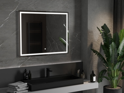 Mexen Miko oglindă iluminată de baie 100 x 80 cm, LED 6000K, anti aburire - 9819-100-080-611-00