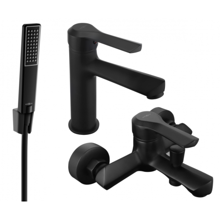 Mexen Sabre Set de baie R72, negru - 72103R72-70
