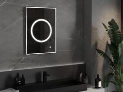 Mexen Koga 50 x 70 cm-es, LED 6000K, páramentes világított fürdőszobai tükör - 9821-050-070-611-00