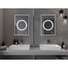 Mexen Koga LED világítású fürdőszobai tükör 50 x 70 cm, 6000K, páramentesítő - 9821-050-070-611-00