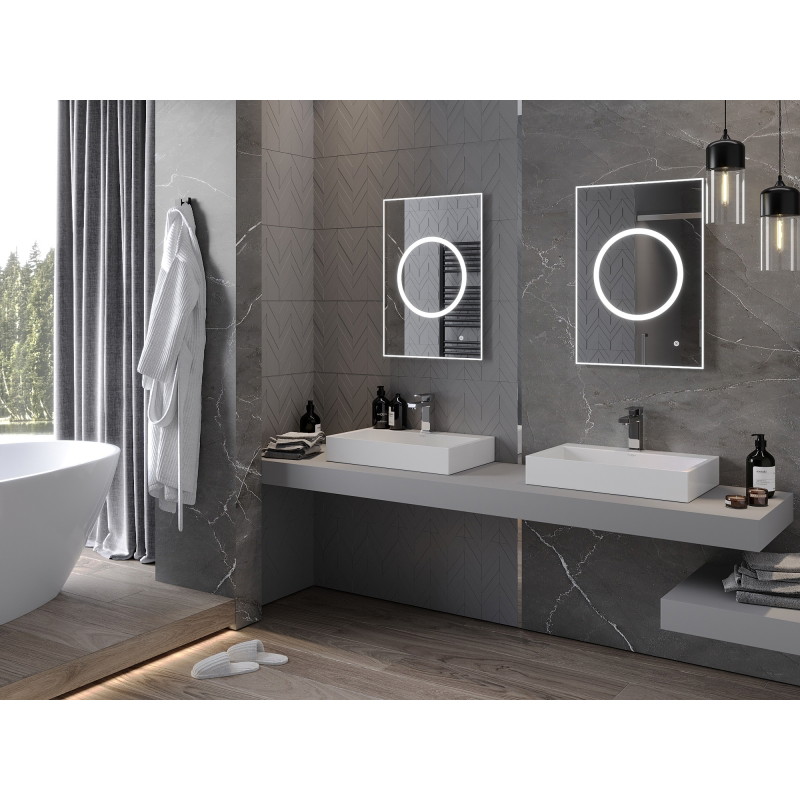 Mexen Koga oglindă de baie iluminată 50 x 70 cm, LED 6000K, anti-aburire - 9821-050-070-611-00