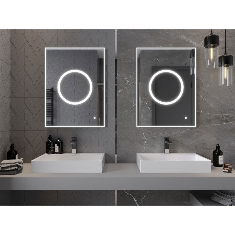 Mexen Koga oglindă pentru baie iluminată 60 x 80 cm, LED 6000K, antiaburire - 9821-060-080-611-00