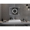 Mexen Koga 80 x 60 cm-es, LED 6000K, páramentesíthető fürdőszobai tükör - 9821-080-060-611-00