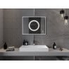 Mexen Koga oglindă de baie iluminată 80 x 60 cm, LED 6000K, anti-abur - 9821-080-060-611-00