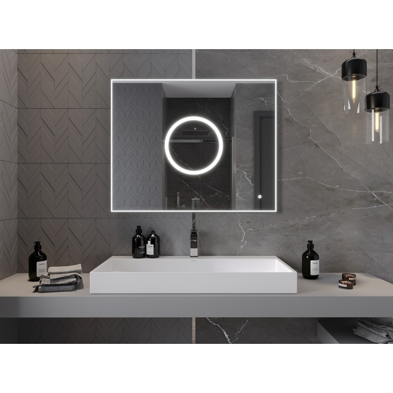 Mexen Koga oglindă de baie iluminată 100 x 80 cm, LED 6000K, antiaburire - 9821-100-080-611-00