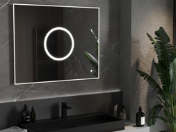 Mexen Koga oglindă de baie iluminată 100 x 80 cm, LED 6000K, antiaburire - 9821-100-080-611-00