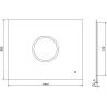 Mexen Koga oglindă iluminată de baie 100 x 80 cm, LED 6000K, anti aburire - 9821-100-080-611-00