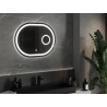 Mexen Umba oglindă de baie iluminată cu oglindă cosmetică 80 x 60 cm, LED 6000K, anti-aburire - 9822-080-060-611-00