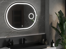 Mexen Umba oglindă iluminată de baie cu oglindă cosmetică 100 x 80 cm, LED 6000K, anti aburire - 9822-100-080-611-00