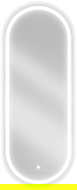 Mexen Bono megvilágított fürdőszobai tükör 45 x 120 cm, LED 6000K, anti-pára - 9816-045-120-611-00