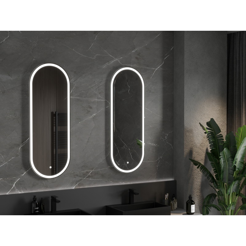 Mexen Bono oglindă de baie iluminată 45 x 120 cm, LED 6000K, antiaburire - 9816-045-120-611-00