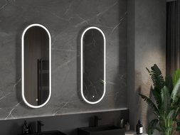 Mexen Bono oglindă de baie iluminată 45 x 120 cm, LED 6000K, antiaburire - 9816-045-120-611-00