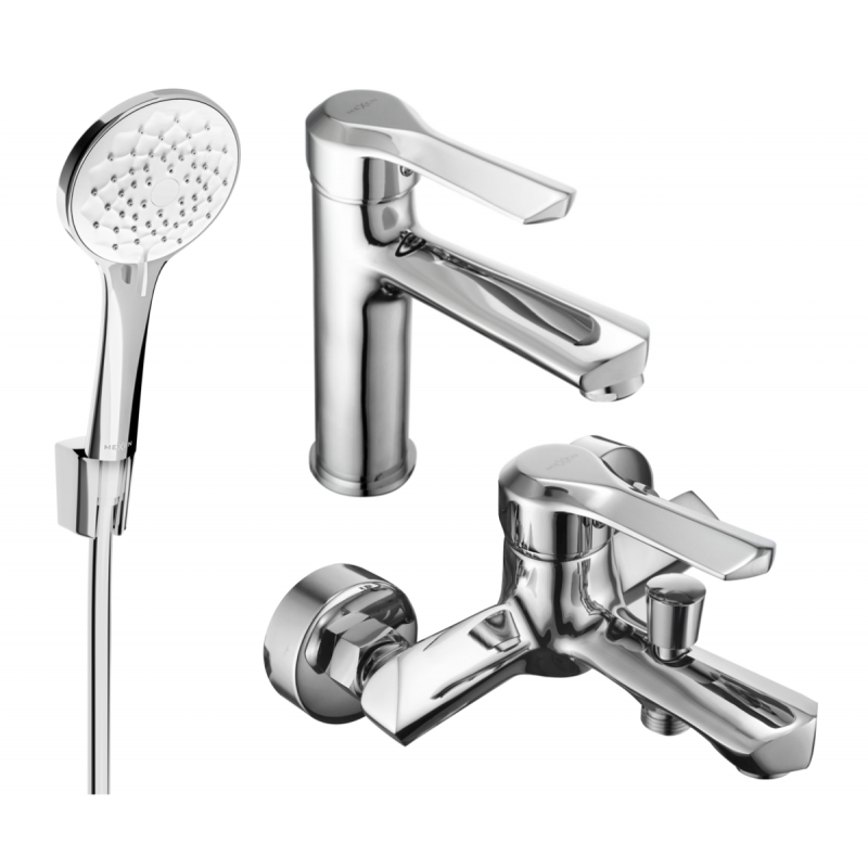 Mexen Sabre R74 set pentru cadă, crom - 72103R74-00