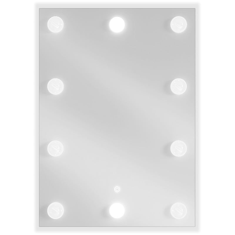 Mexen Dona oglindă de baie iluminată 50 x 70 cm, LED 6000K, anti-aburire - 9818-050-070-611-00