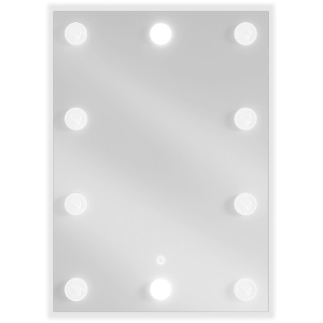 Mexen Dona megvilágított fürdőszobai tükör 50 x 70 cm, LED 6000K, páramentesítő - 9818-050-070-611-00